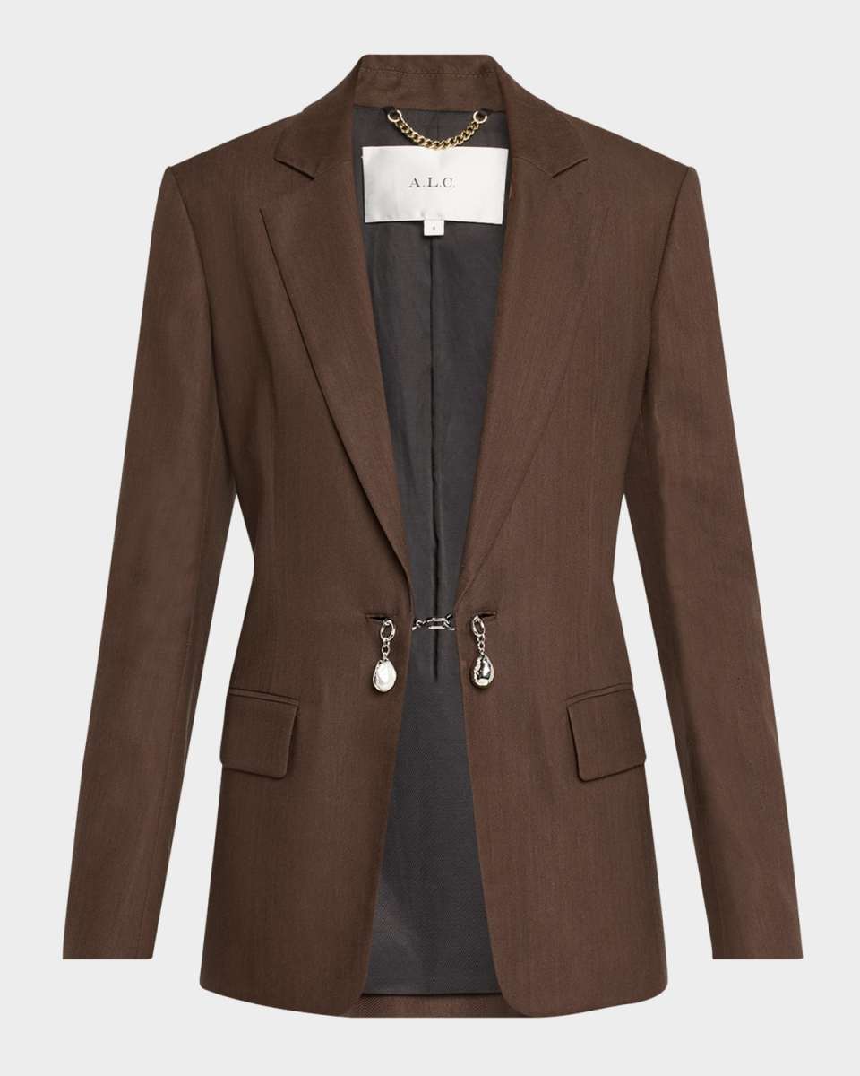 Mel Chain-Embellished Jacket
